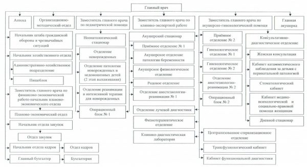 Схема перинатального центра